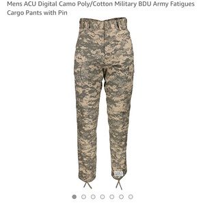 Men’s XL Cargo Fatigue Pants